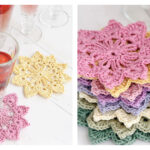 Floral Flower Toast Crochet Free Pattern