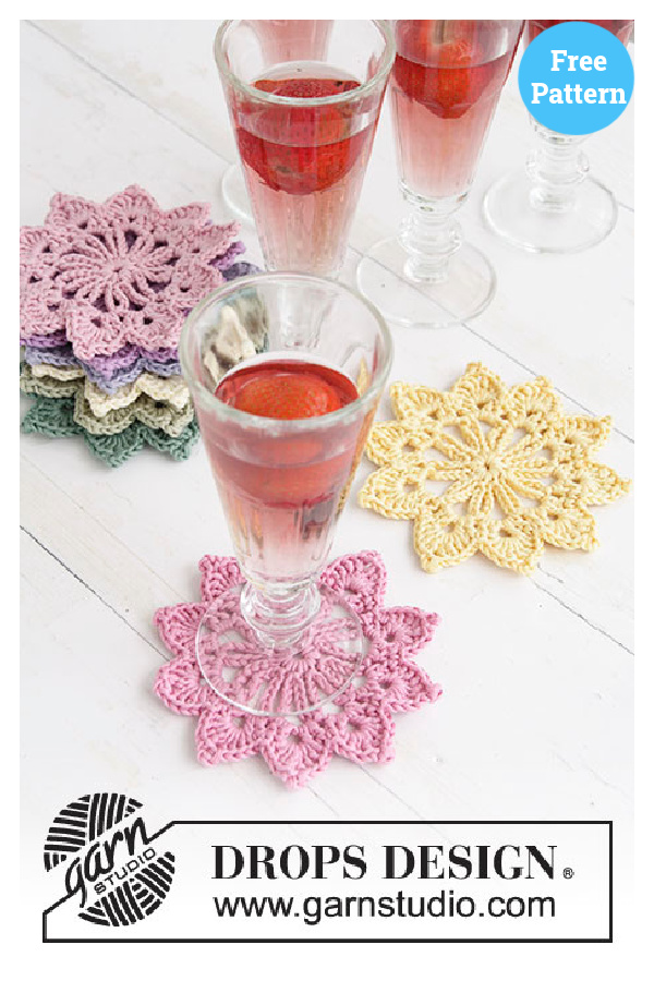 Floral Flower Toast Crochet Free Pattern