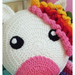 Unicorn Cushion Crochet Pattern