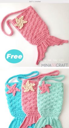 Mermaid Tail Purse Crochet Free Pattern