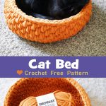 Crochet The Big Little Pet Cat Bed Free Pattern