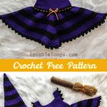 Baby Witch Costume Crochet Free Pattern