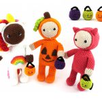 Halloween Costume Kids Dolls Amigurumi Crochet Free Pattern