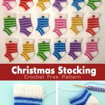 Mini Christmas Stocking Crochet Free Pattern