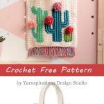 Cactus Tote Bag Crochet Free Pattern