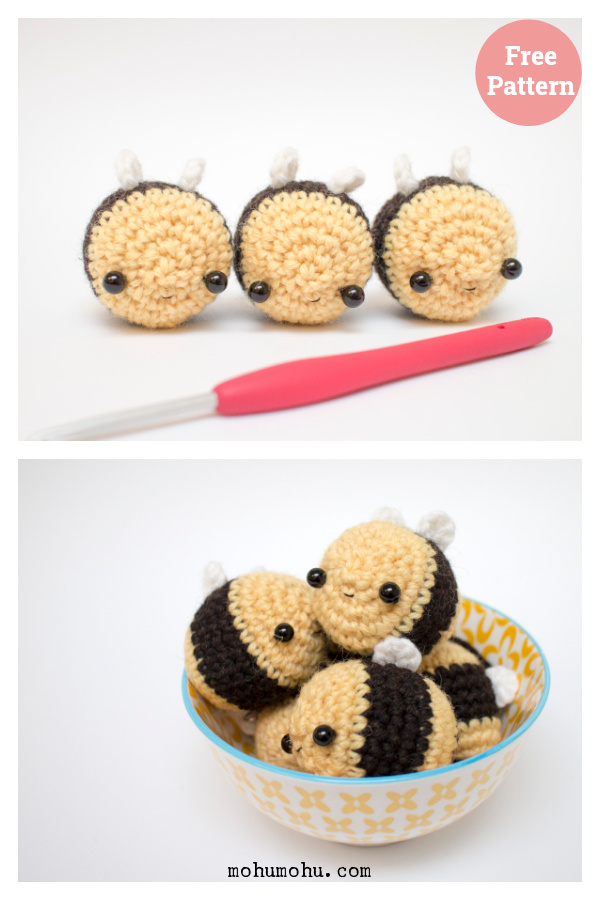 Amigurumi Bee Free Crochet Pattern