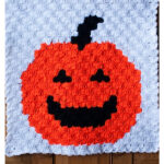 C2C Halloween Wall Hanging Crochet Free Pattern