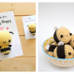 Croche Little Bee Amigurumi Free Pattern