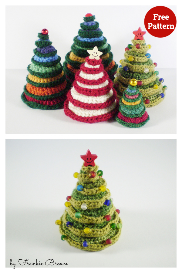 Going Round in Circles Christmas Tree Crochet Free Pattern