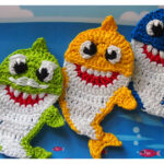 Sharks Family Free Crochet Pattern