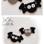 Vampire Bat Applique Free Crochet Pattern