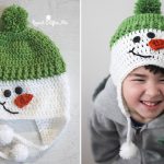 Christmas Snowman Hat Crochet Free Pattern