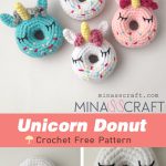 Unicorn Donut Amigurumi Crochet Free Pattern