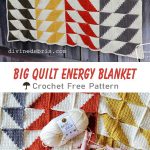 Big Quilt Energy Blanket Crochet Free Pattern