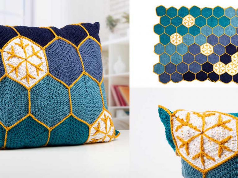 Starry Night Blanket & Cushion Set Crochet Free Pattern