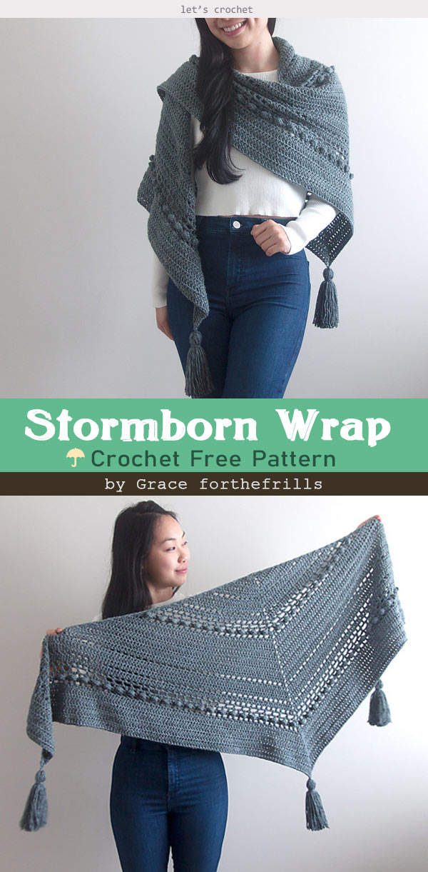 Stormborn Wrap Crochet Free Pattern