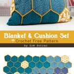 Starry Night Blanket & Cushion Set Crochet Free Pattern