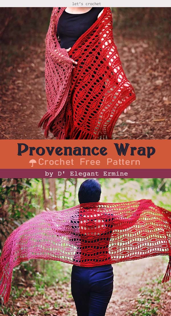 Provenance Wrap Crochet Free Pattern
