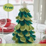 Merry Christmas Tree Crochet Free Pattern