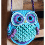 Blue Dreams Owl Purse Crochet Free Pattern