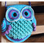 Blue Dreams Owl Purse Crochet Free Pattern