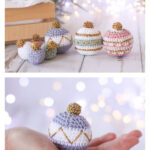 Christmas Bauble Crochet Free Pattern