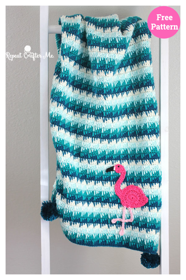 Crochet Spike Stitch Blanket Free Pattern