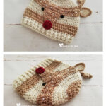 Crochet Woodland Spotted Deer Hat Free Pattern