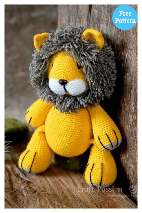 Lion Amigurumi Crochet Free Pattern