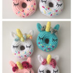 Unicorn Donut Amigurumi Crochet Free Pattern and Video Tutorial