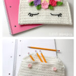 Unicorn Pencil Bag Crochet Free Pattern