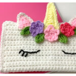 Unicorn Pencil Bag Crochet Free Pattern