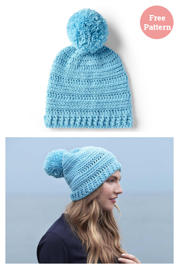 Warmth Horizon Hat Crochet Free Pattern
