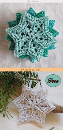 Snowflake Crochet Free Pattern