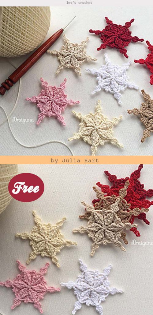 Snowflake Crochet Free Pattern