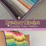 Rainbow Blanket Crochet Free Pattern