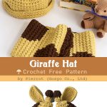 Giraffe Hat Free Crochet Pattern
