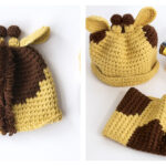 Giraffe Hat Free Crochet Pattern