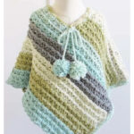 Sea Breeze Child Poncho Free Crochet Pattern