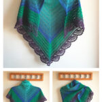 The Peafowl Feathers Shawl Free Crochet Pattern