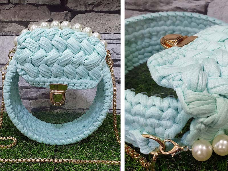 Crochet Clear Case Bag Free Pattern