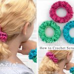 Double Scrunchie Free Crochet Pattern