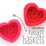 The Heart Storage Basket Free Crochet Pattern