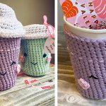 Love You Latte Cup Cozy Crochet Free Pattern