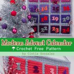 Modern Advent Calendar Free Crochet Pattern
