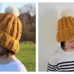 Kids Ribbed Hat Free Crochet Pattern