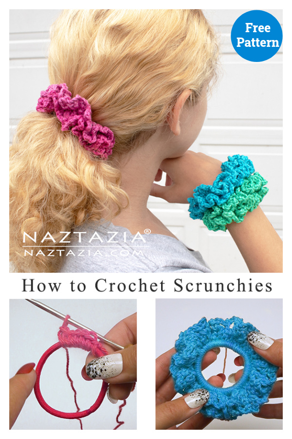 Scrunchies Free Crochet Pattern