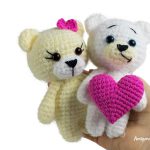Crochet Bear With Heart Free Pattern