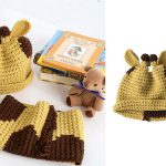 Giraffe Hat & Cowl Free Crochet Pattern