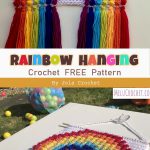 Rainbow Window Hanging Free Crochet Pattern